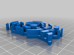 Red Vox Disc Display 3d model