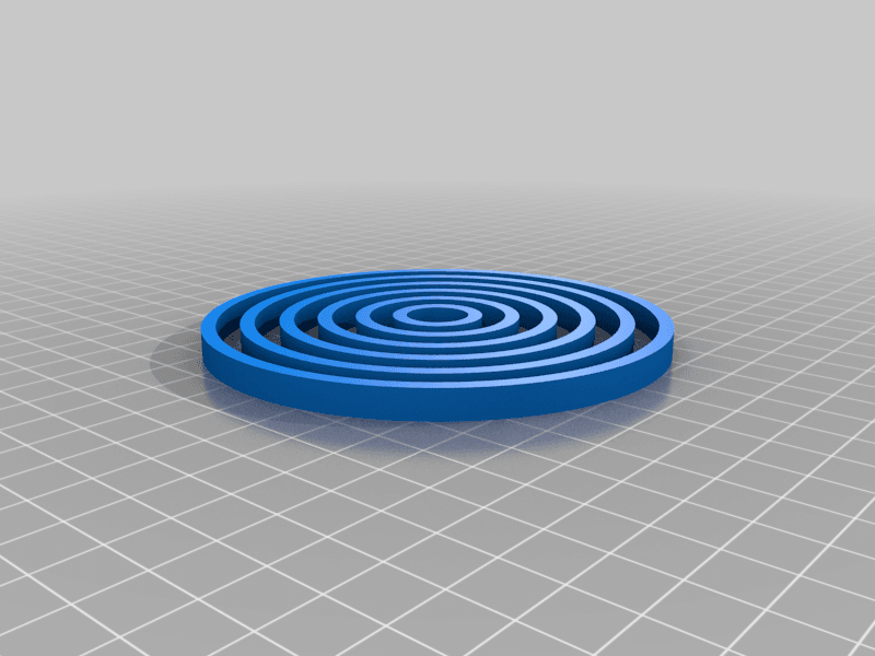 Red Vox Disc Display 3d model