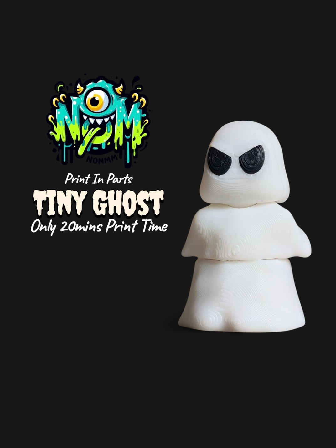 Tiny Ghost flexi Nomz 3d model