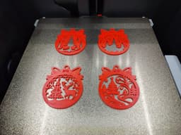 Christmas Ornaments Part1 3d model