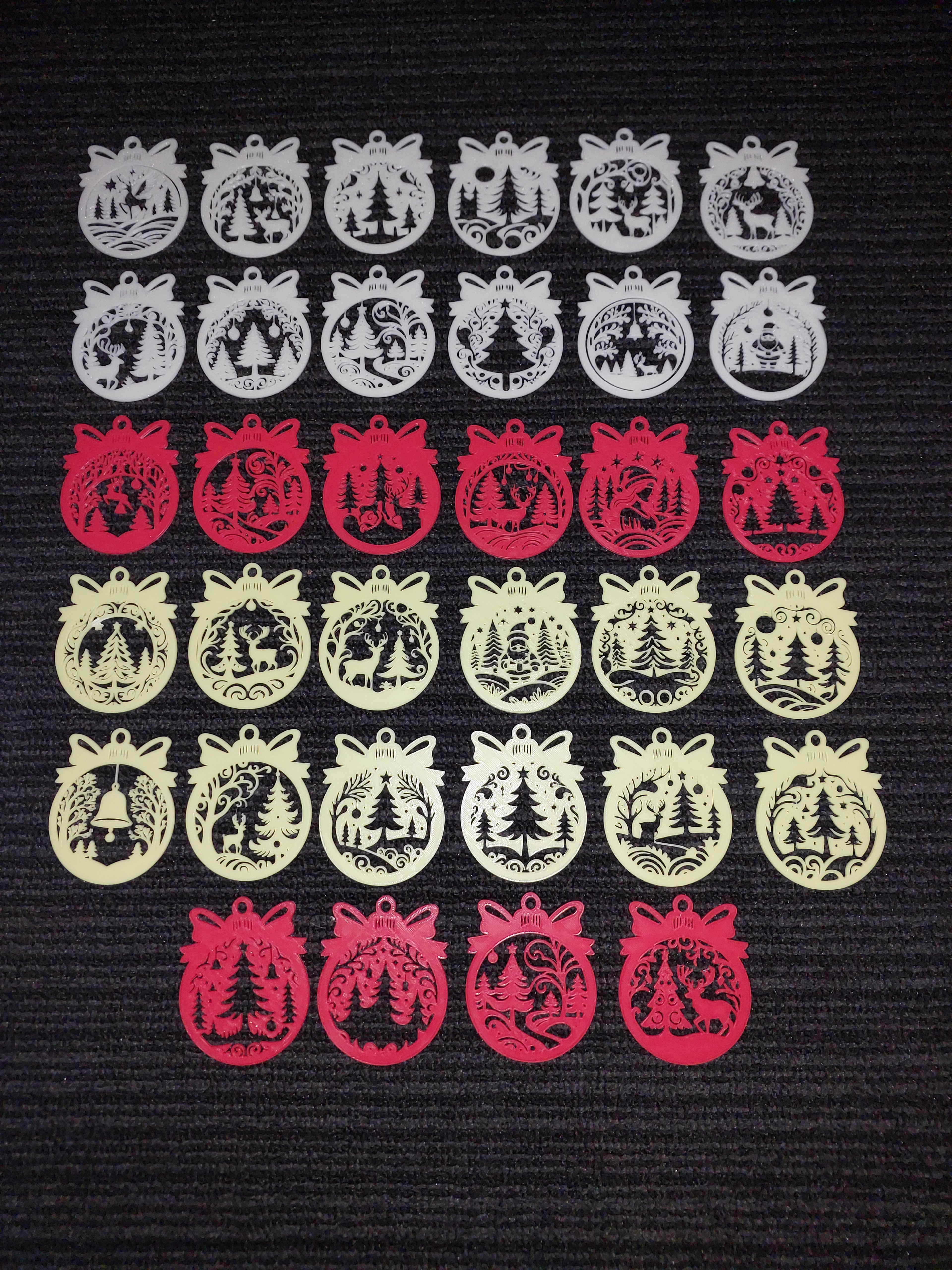 Christmas Ornaments Part1 3d model