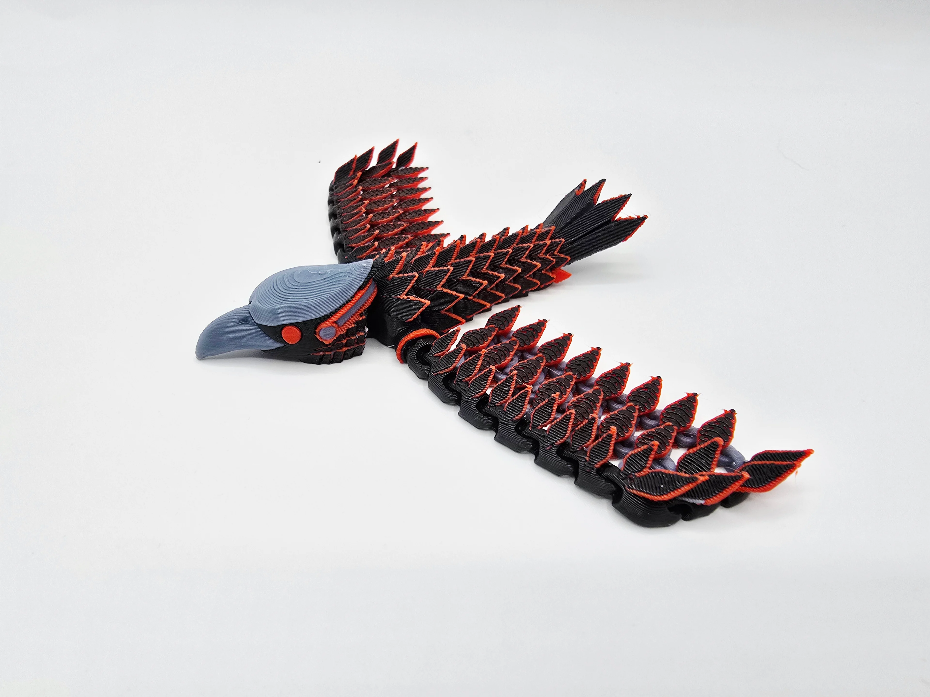 Flexi Cyber Raven Pocket Pets & Keychain Variant 3d model