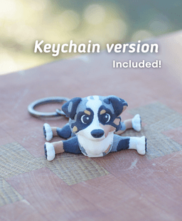 Australian Shepherd - Articulated Ludo Dog 3d model