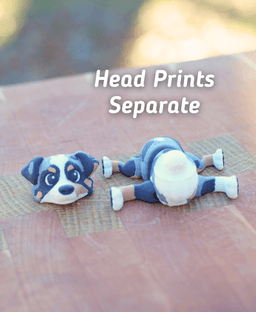 Australian Shepherd - Articulated Ludo Dog 3d model