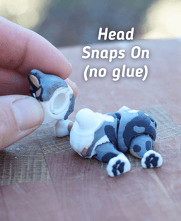 Australian Shepherd - Articulated Ludo Dog 3d model