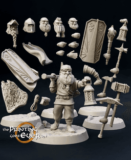 Modular Dwarven Miner 3d model