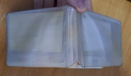 Basic simple TPU Wallet 4 cards no coins but bank notes 3d model