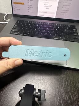 PRINT IN PLACE STANDARD AND METRIC RULER #BACKTOSCHOOL BackToSchool Back to School 3d model
