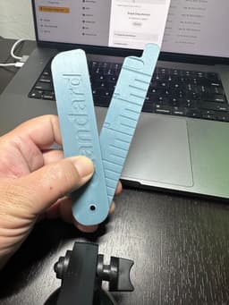 PRINT IN PLACE STANDARD AND METRIC RULER #BACKTOSCHOOL BackToSchool Back to School 3d model