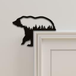 Bear Door Corner Decor 3d model