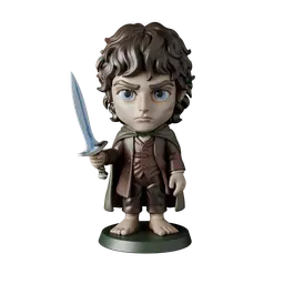Frodo Lord of the Rings – Free Sample STL Fan Art | Full 15-Character Bundle on Profile 3d model