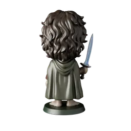 Frodo Lord of the Rings – Free Sample STL Fan Art | Full 15-Character Bundle on Profile 3d model