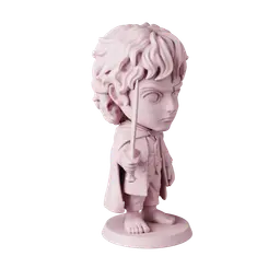 Frodo Lord of the Rings – Free Sample STL Fan Art | Full 15-Character Bundle on Profile 3d model