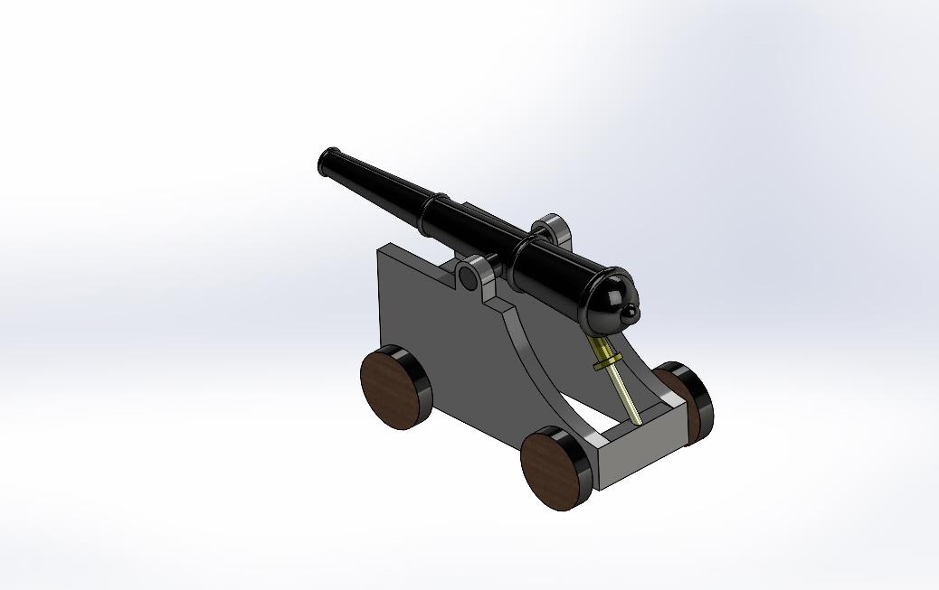 Ship cannon.STL 3d model