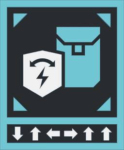 Helldivers 2 Stratagem Plaque (Directional Shield) 3d model