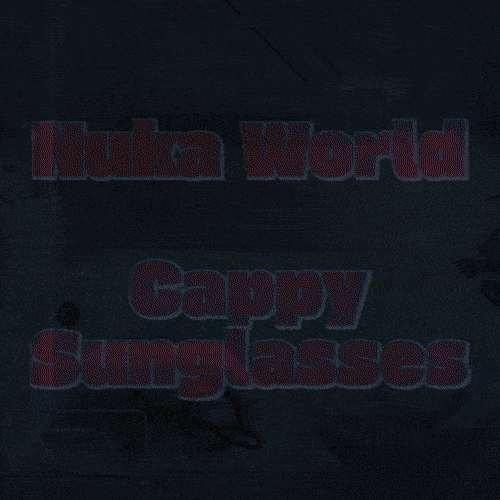 Fallout Nuka World Cappy Sunglasses 3d model