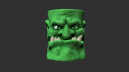 Ogre Can Koozie - Cursed Can Koozie and Tealight Holder 3d model