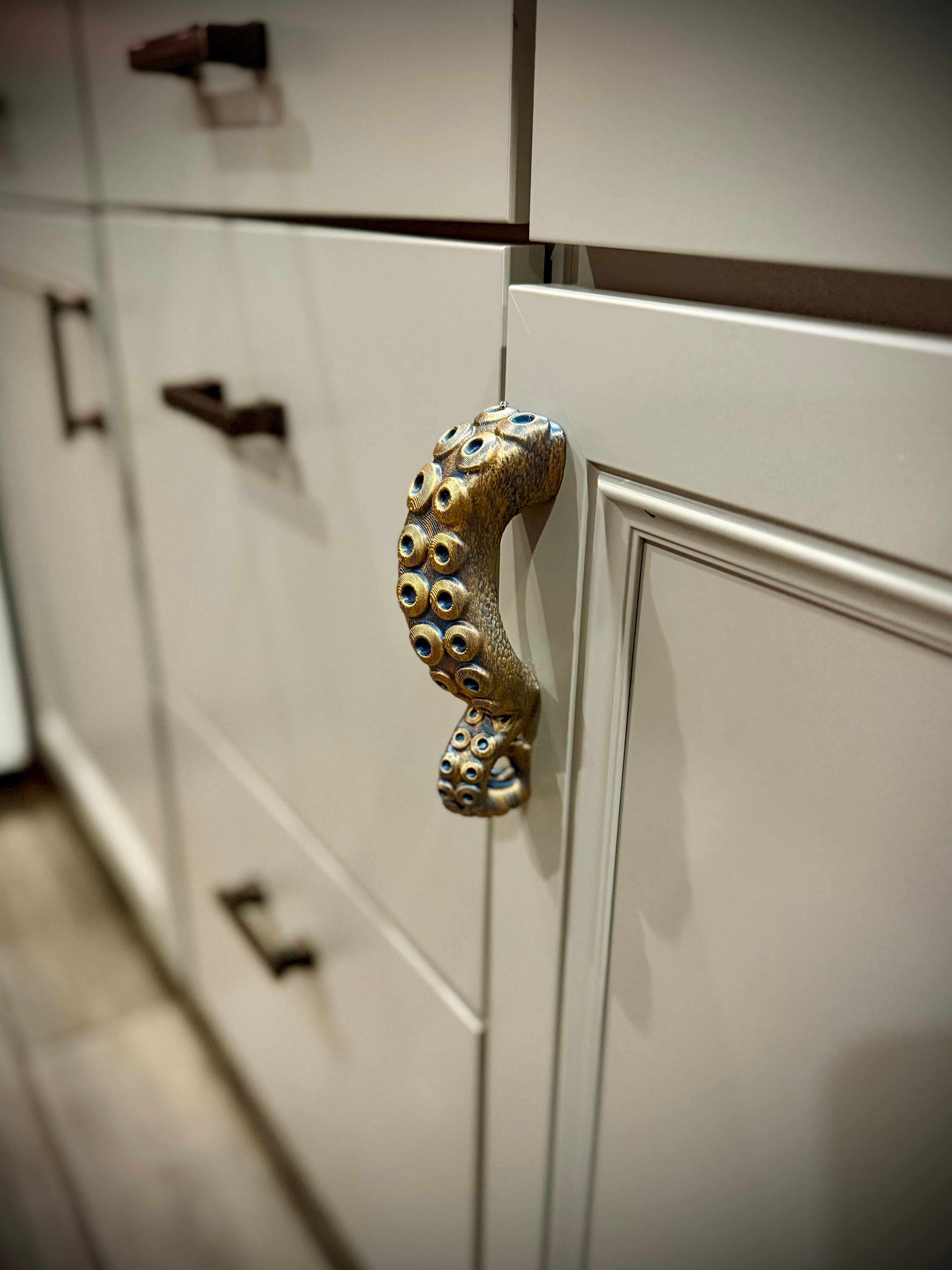 octopus door handle 3d model
