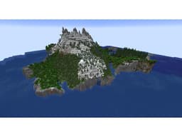 Minecraft Mountain Island II 3d model