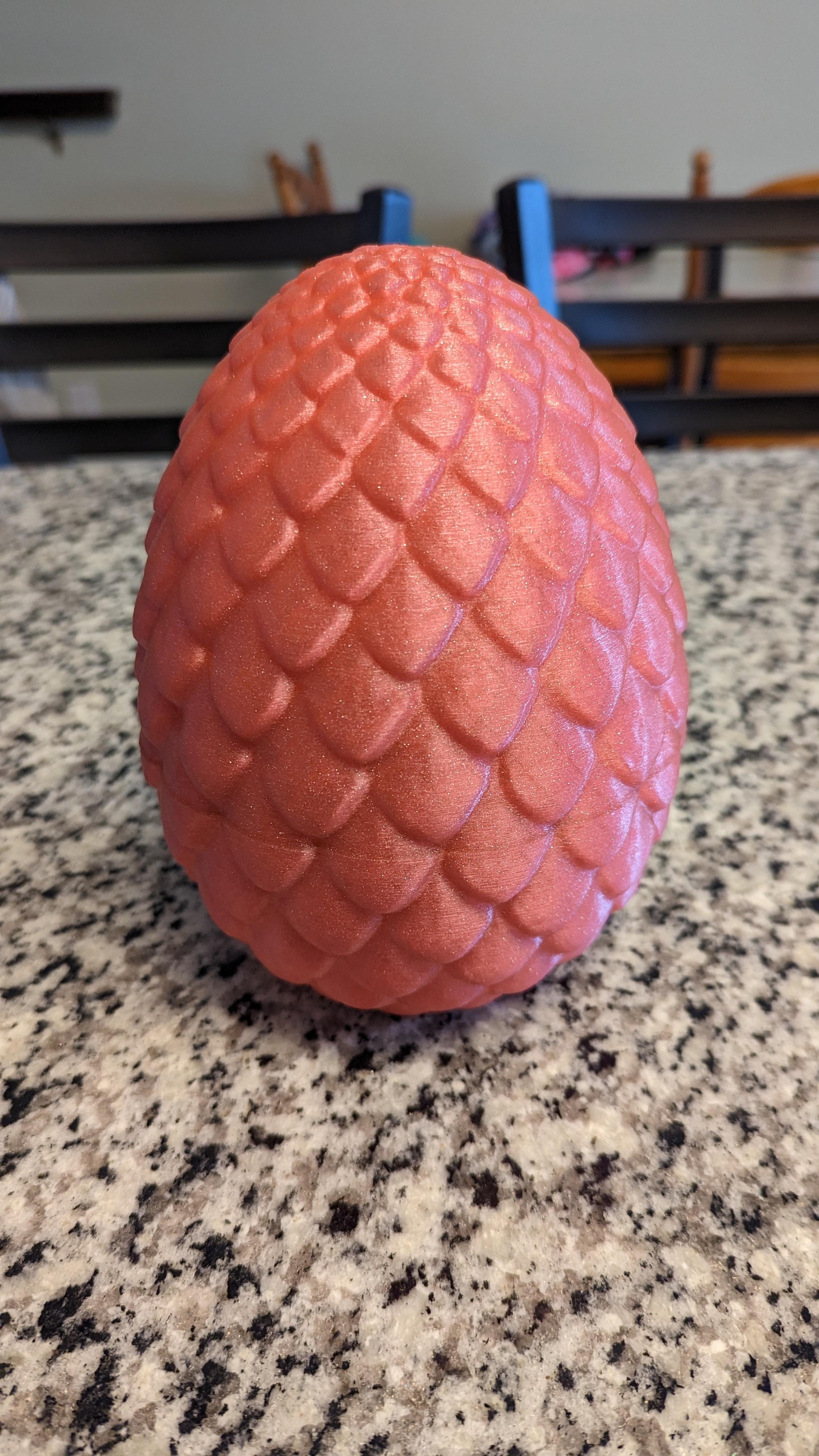 Threaded Dragon Egg, Great for Easter and Gifts 3d model