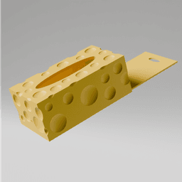 cheese tissue box 3d model
