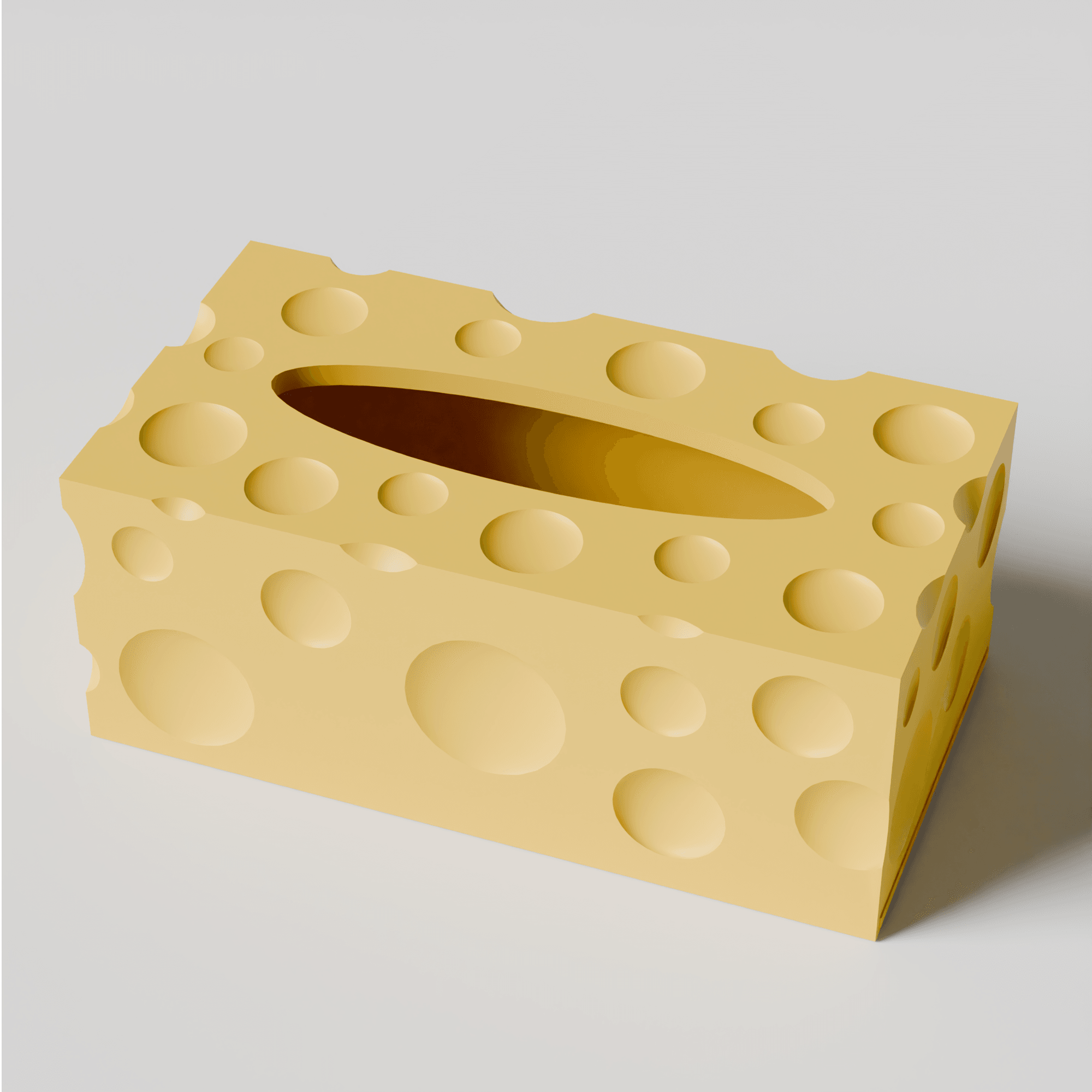 cheese tissue box 3d model