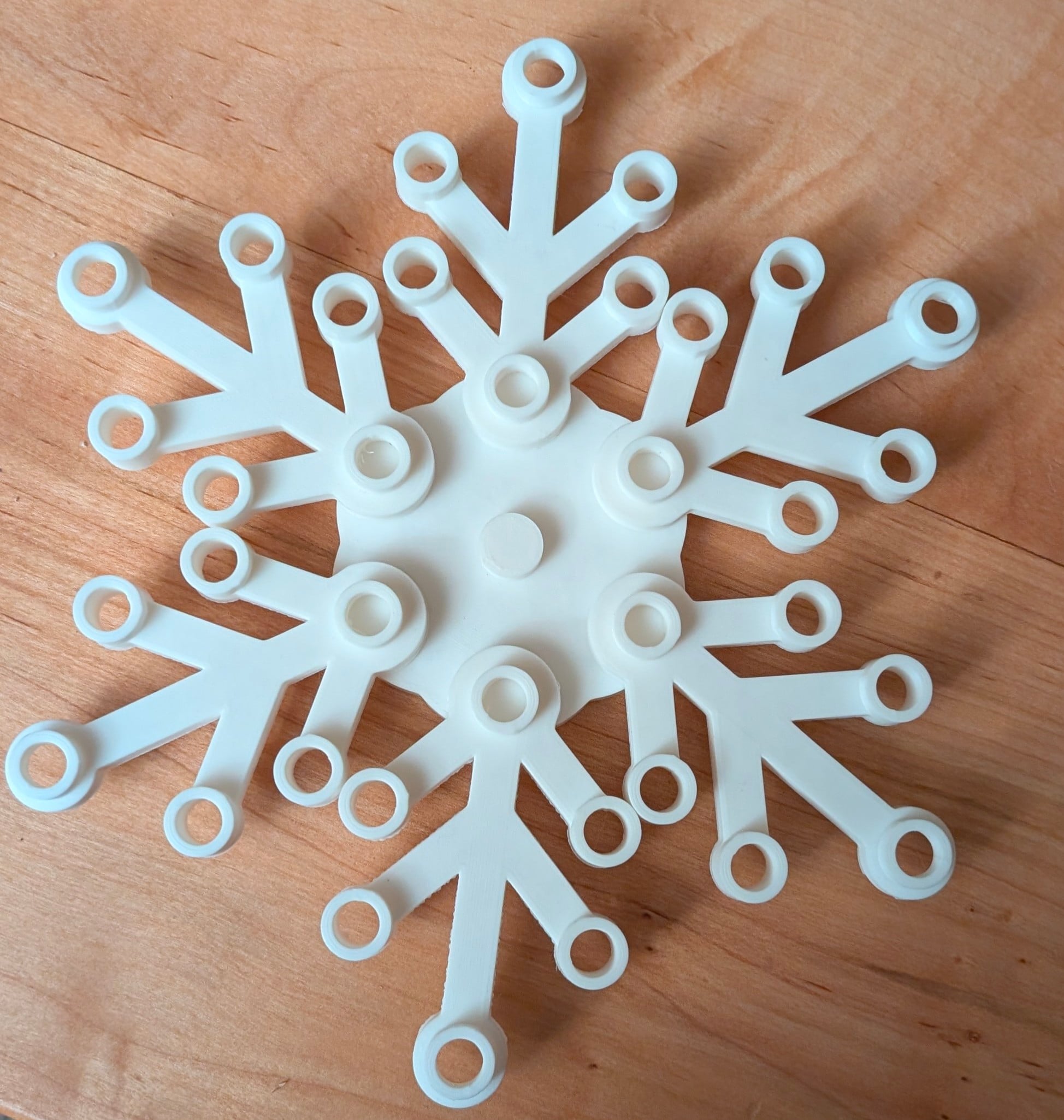 Toy Construction Snowflake 3d model