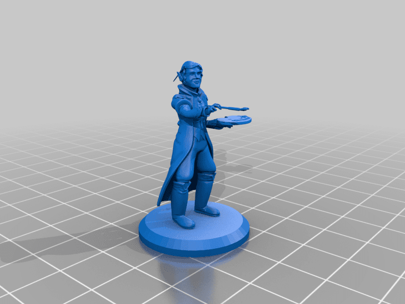 Errant and Parnesse from Magic the Gathering 3d model
