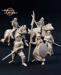 Halfling Warband 3d model