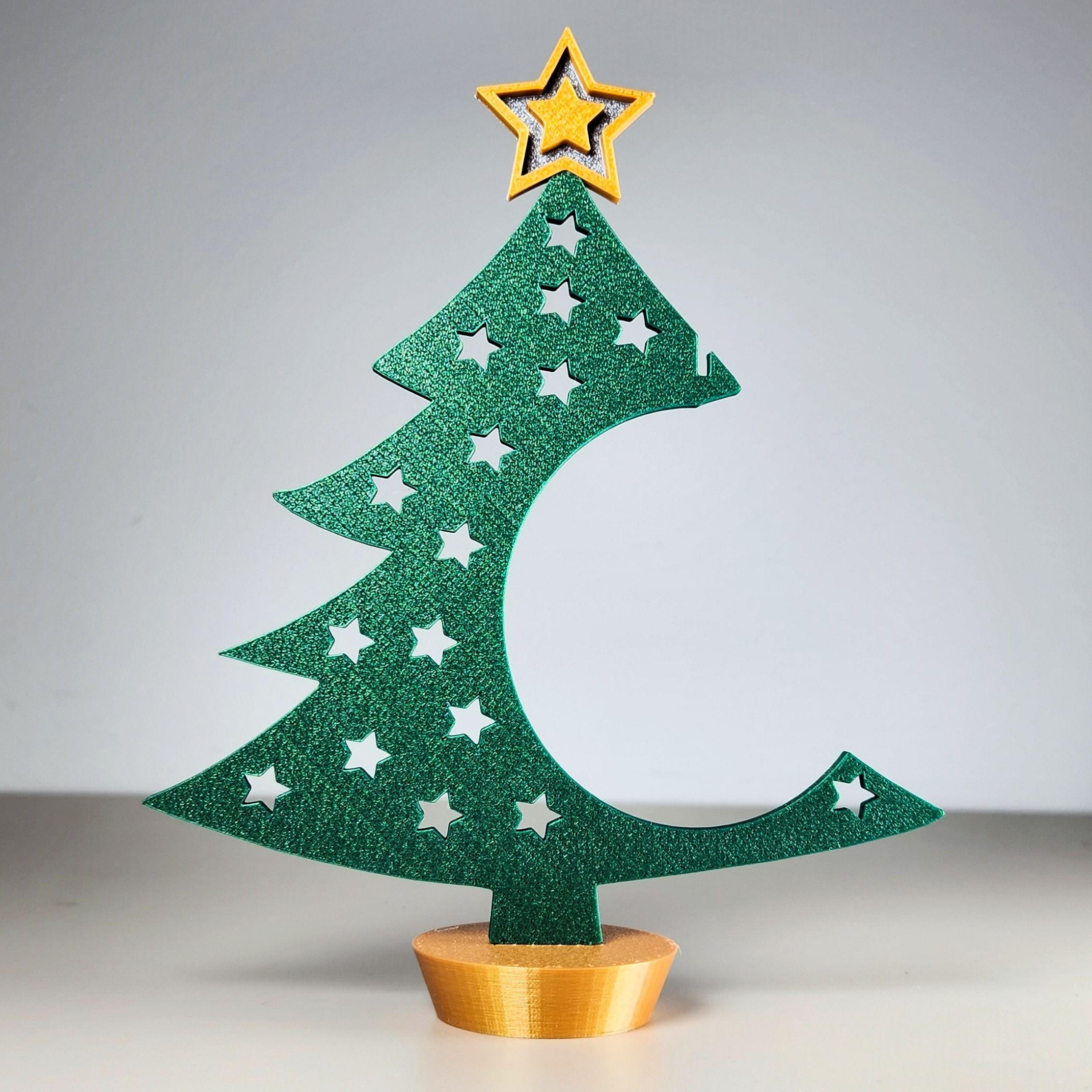 Christmas Star Bauble Display Tree 3d model