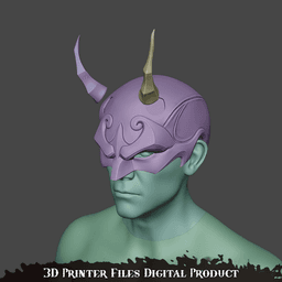 Daredevil Cosplay Helmet Mask Marvel Rivals 3d model