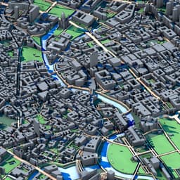 Berlin Cityscape 3D Model – Brandenburg Gate & TV Tower Skyline – Printable German Capital 3d model