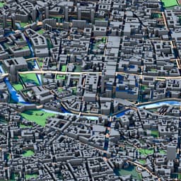 Berlin Cityscape 3D Model – Brandenburg Gate & TV Tower Skyline – Printable German Capital 3d model