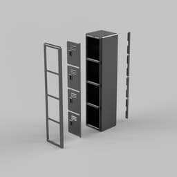 Mini Locker – Secure Your Tiny Treasures 3d model