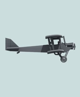 1:144 Airco D.H.6 (Late) 3d model