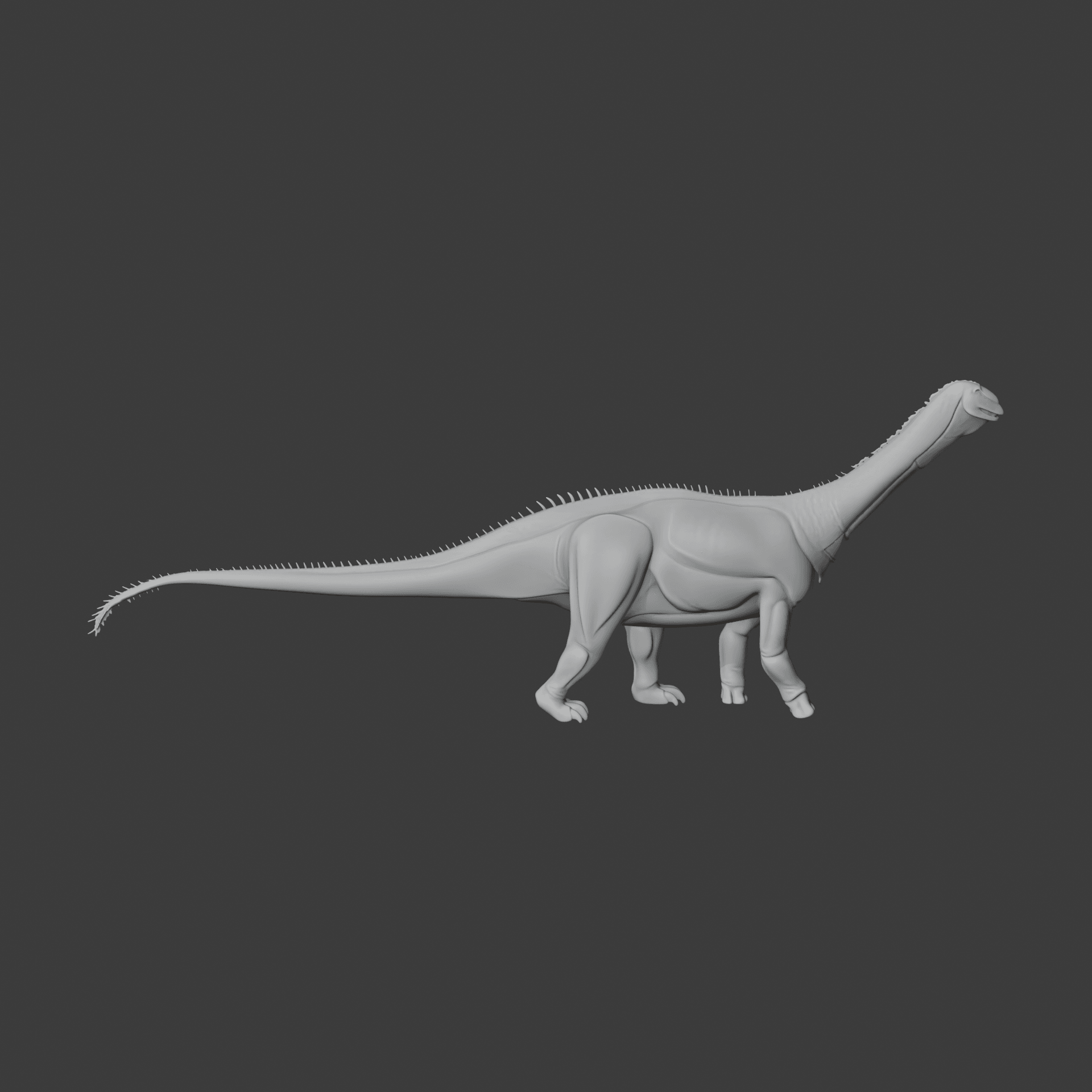 Haplocanthosaurus 3d model