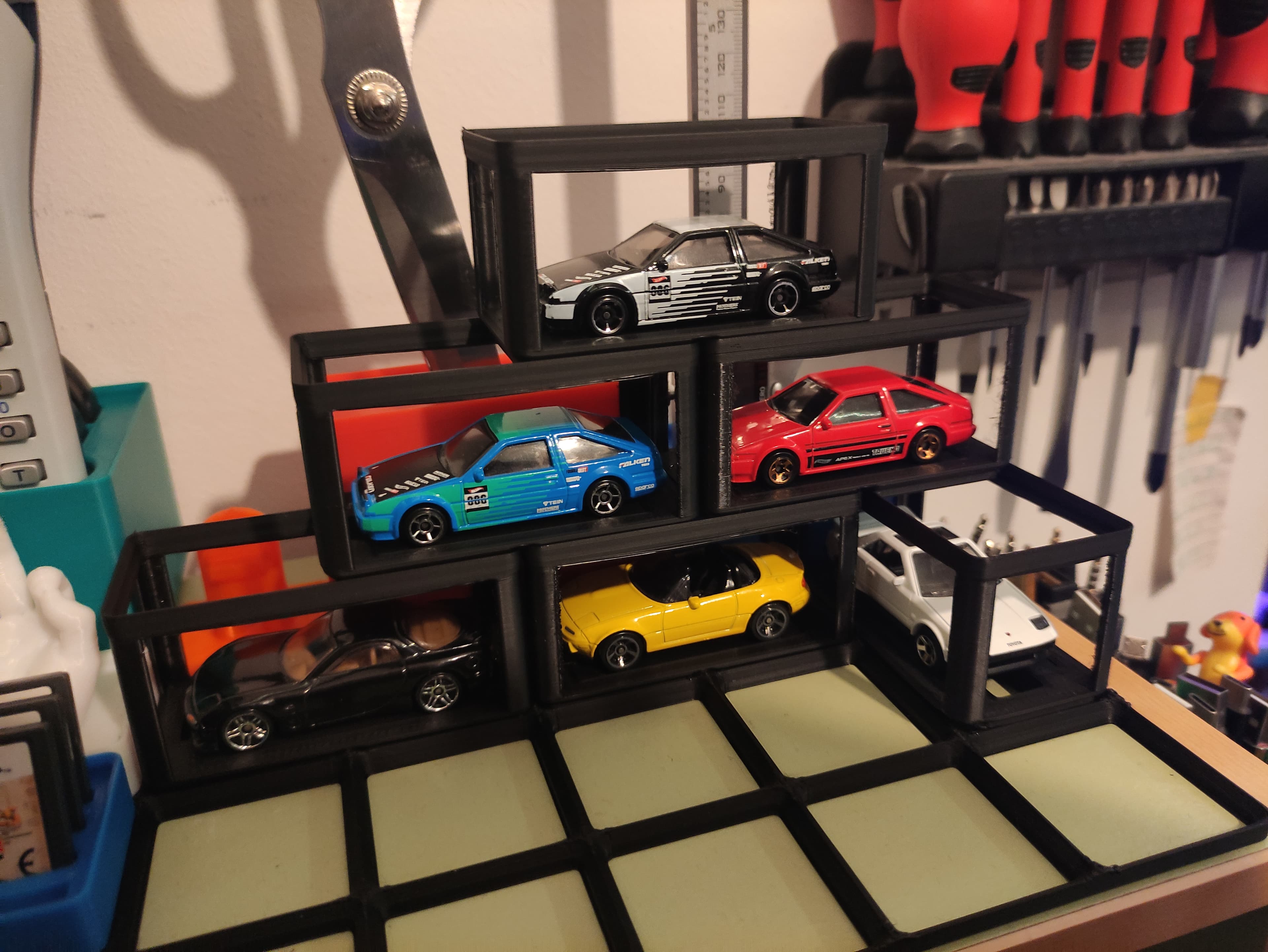 Gridfinity Hotwheels storage 3d model