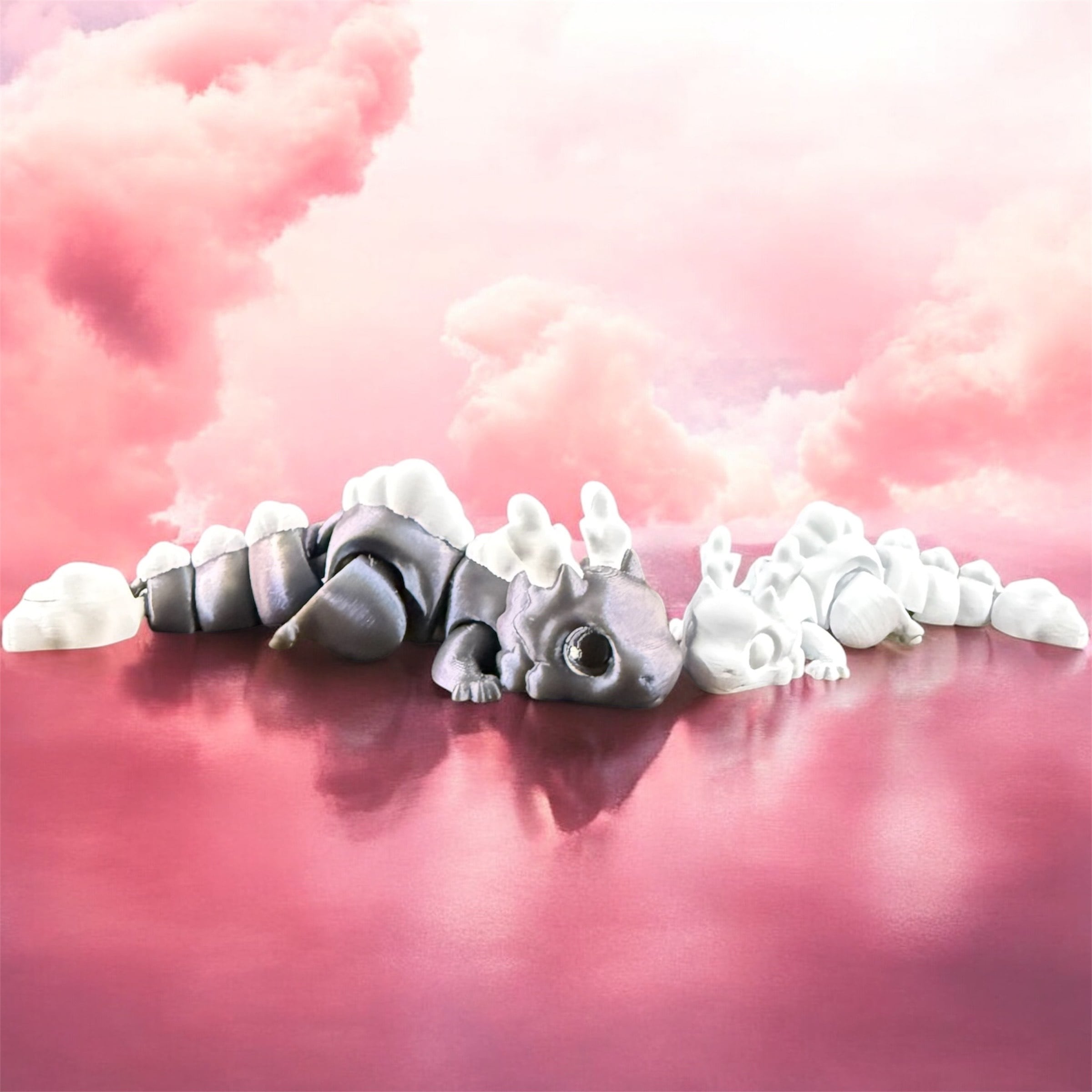 Cloud Dragon with Cloud Box 3d model