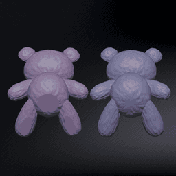 Teddy Bear Toy, Chibi Teddy bear, Funko Style bear 3d model