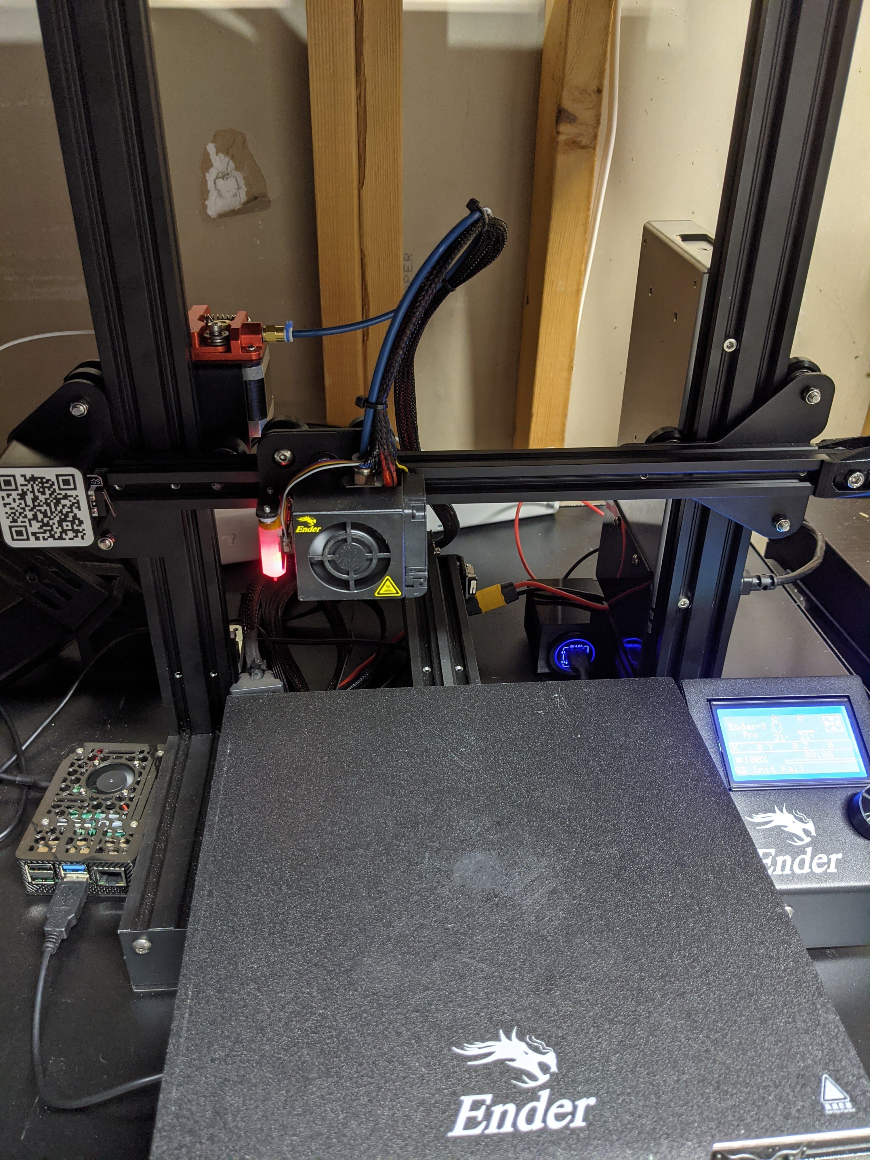 Printer USB Power Mount Final.3mf 3d model