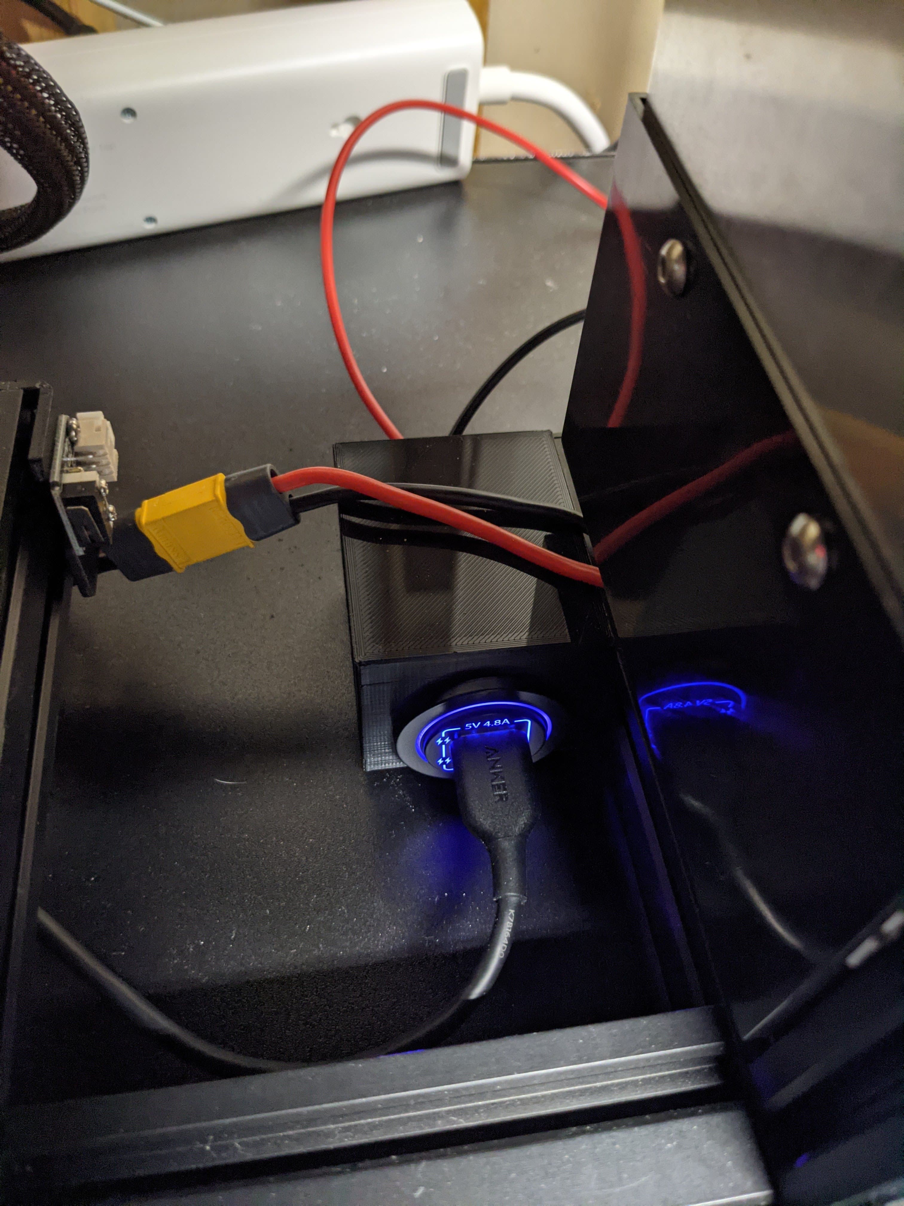 Printer USB Power Mount Final.3mf 3d model