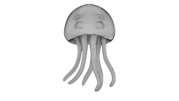 Cute Jellyfish 3d model