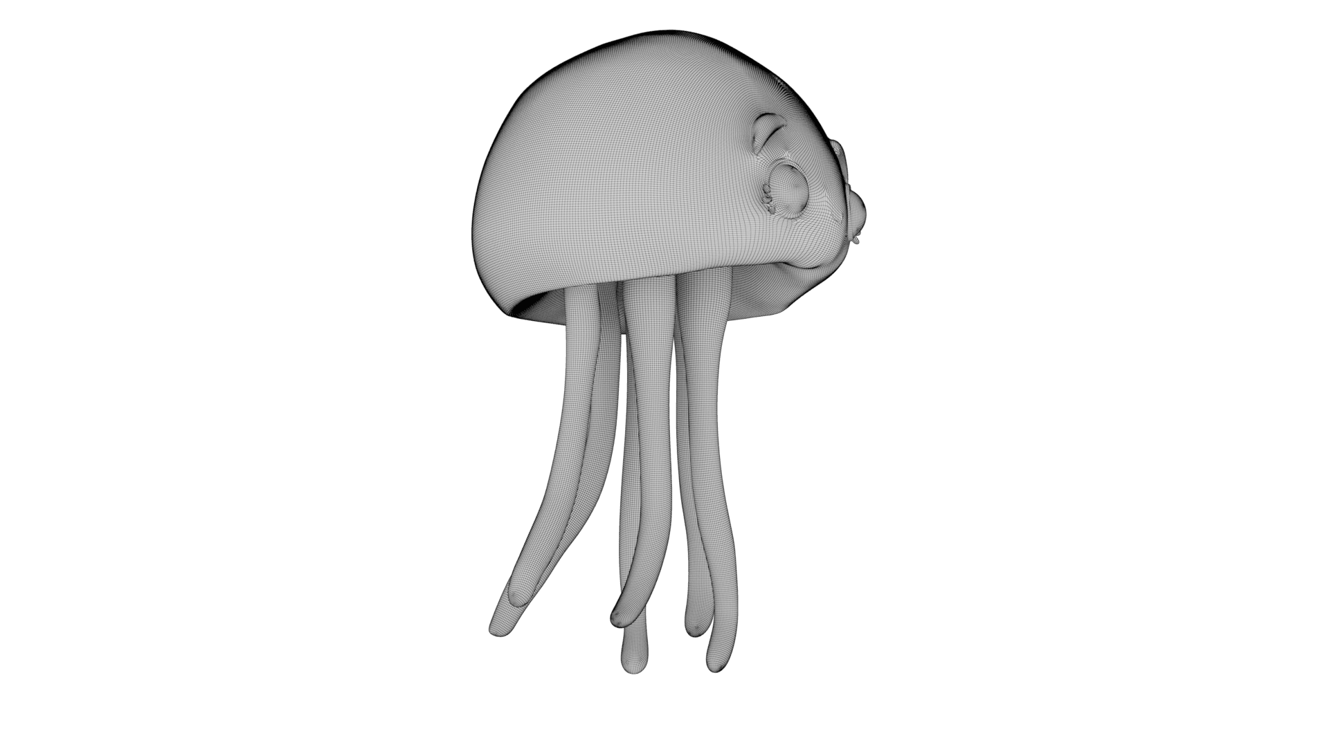 Cute Jellyfish 3d model