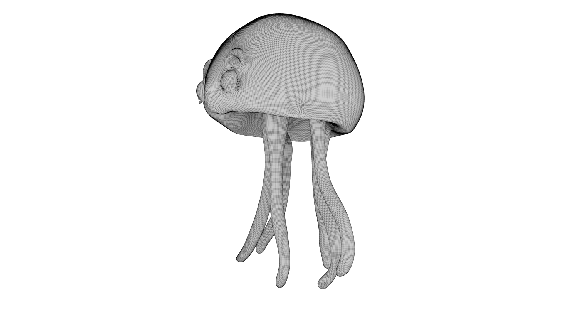 Cute Jellyfish 3d model