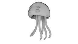 Cute Jellyfish 3d model