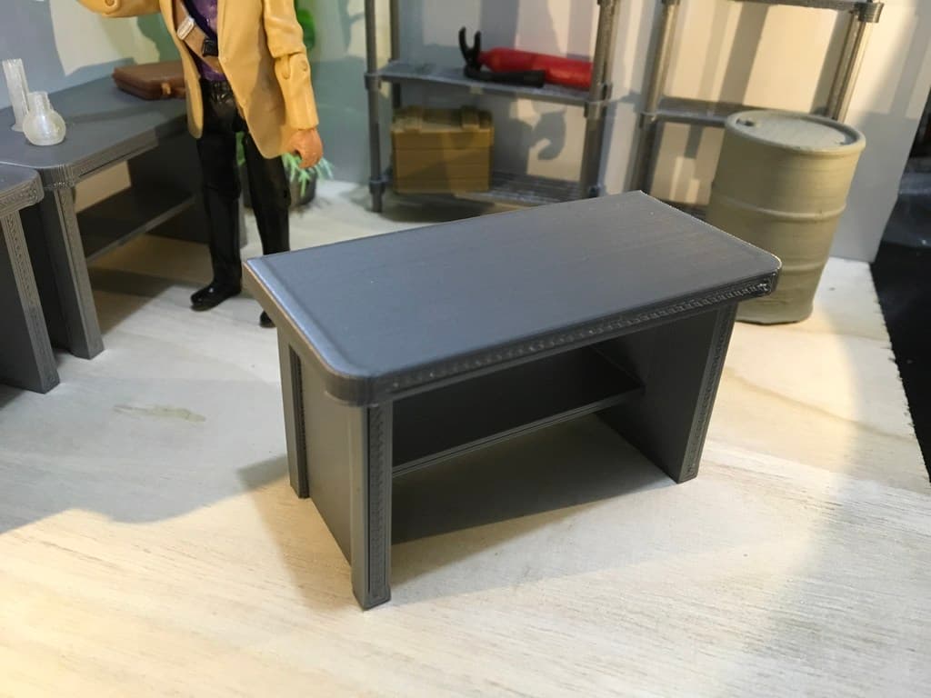 Lab Bench (1:18 scale) 3d model