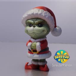 Mini Grinch - Cute Christmas Toy - 3D Print STL/3MF 3d model