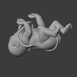 Botchling Witcher 3 Figurine 3d model