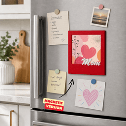 MOTHERSDAY POLAROID PHOTO FRAME / PHOTO STAND + MAGNETIC VERSION / MOTHERSDAY GIFT / GIFT FOR MOTHER 3d model