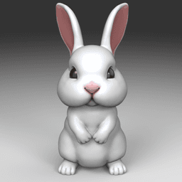 Cute Rabbit 3d model